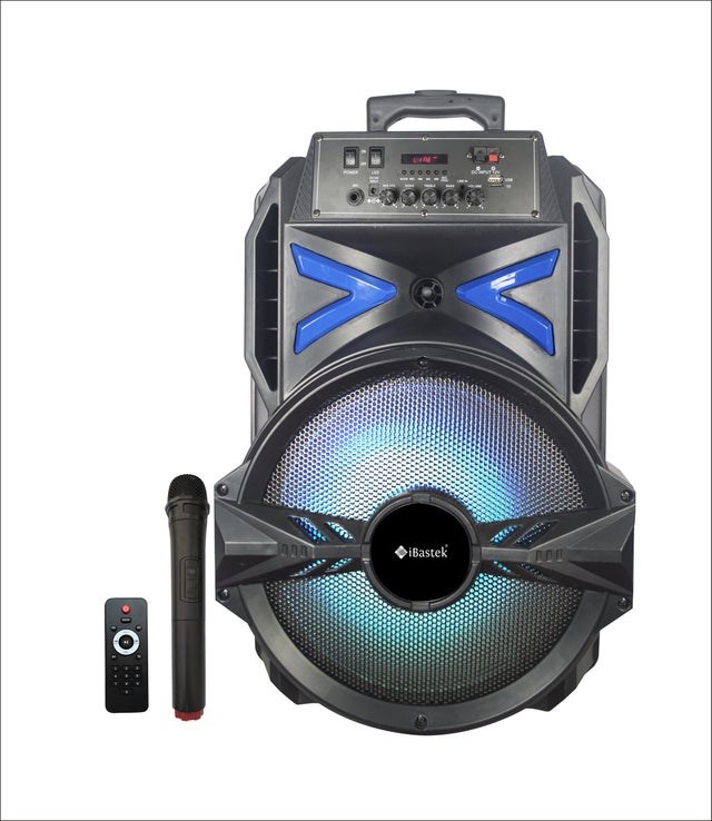 Ibastek bluetooth speaker 12 inch online